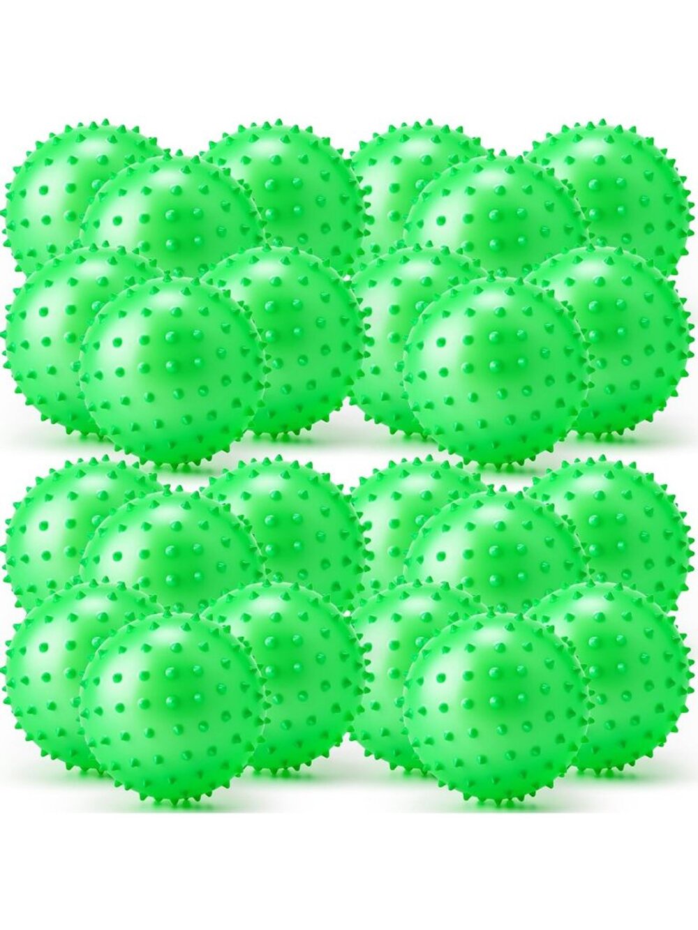 Bouncy Spiky Sensory Balls - Soft Inflatable Stress Relief Toys for Play